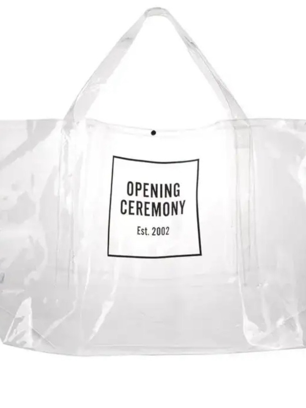 Giant Opening Ceremony Transparent Box Logo Tote